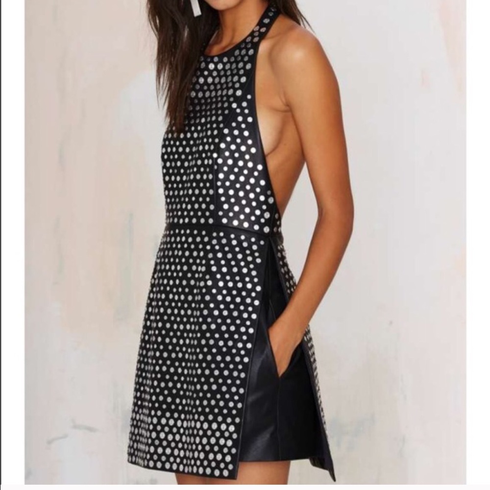 Nasty Gal Studded Dress Small